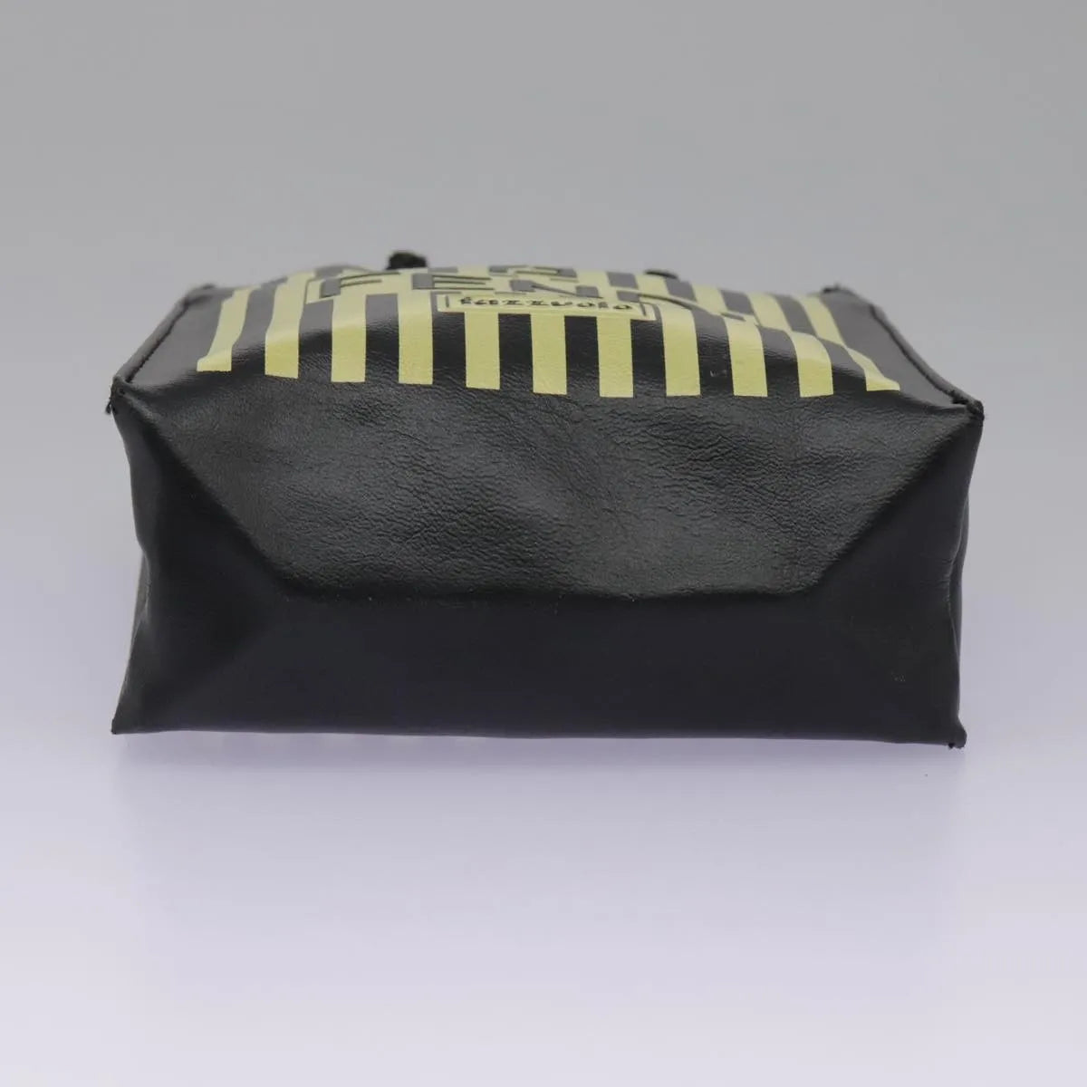 Fendi Fazzuolo Leather, Black, Leather, Tote Bag