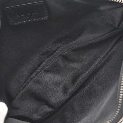 Christian Dior Vintage Saddle Diorissimo Canvas, Black, Canvas, Shoulder Bag