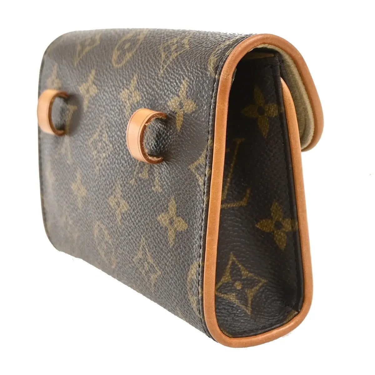 Louis Vuitton Florentine Waist Monogram Canvas, Brown, Canvas, Clutch