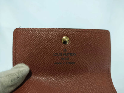 Louis Vuitton Porte-Monnaie Coin Purse Monogram Canvas, Brown, Canvas, Wallet