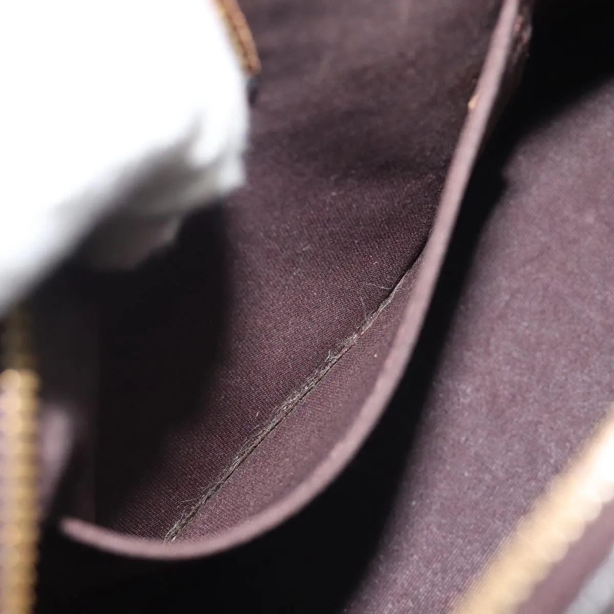 Louis Vuitton Alma Patent Leather, Brown, Patent Leather, Handbag