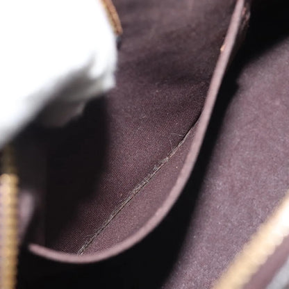 Louis Vuitton Alma Patent Leather, Brown, Patent Leather, Handbag