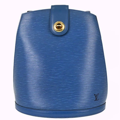 Louis Vuitton Cluny Epi, Blue, Leather, Shoulder Bag