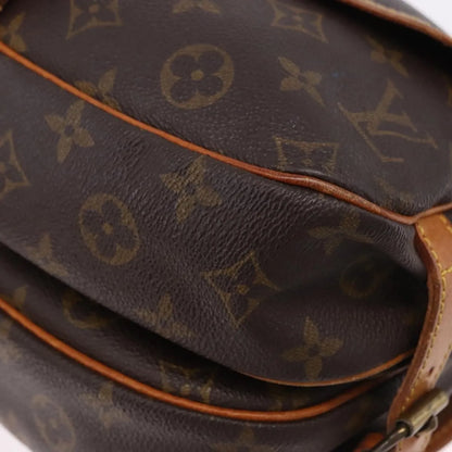 Louis Vuitton Saumur Canvas, Brown, Canvas, Shoulder Bag