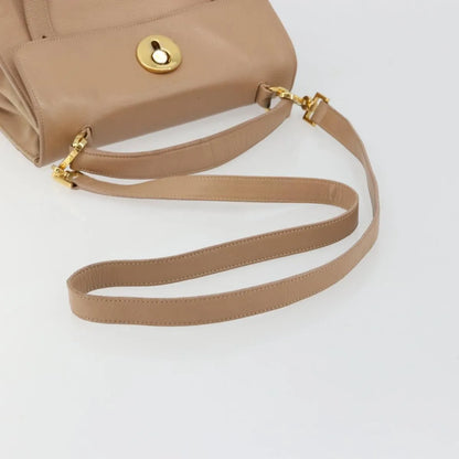 Saint Laurent Muse Two Leather, Beige, Leather, Handbag