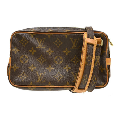 Louis Vuitton Pochette Marly Bandouliere Monogram Canvas, Brown, Canvas, Shoulder Bag