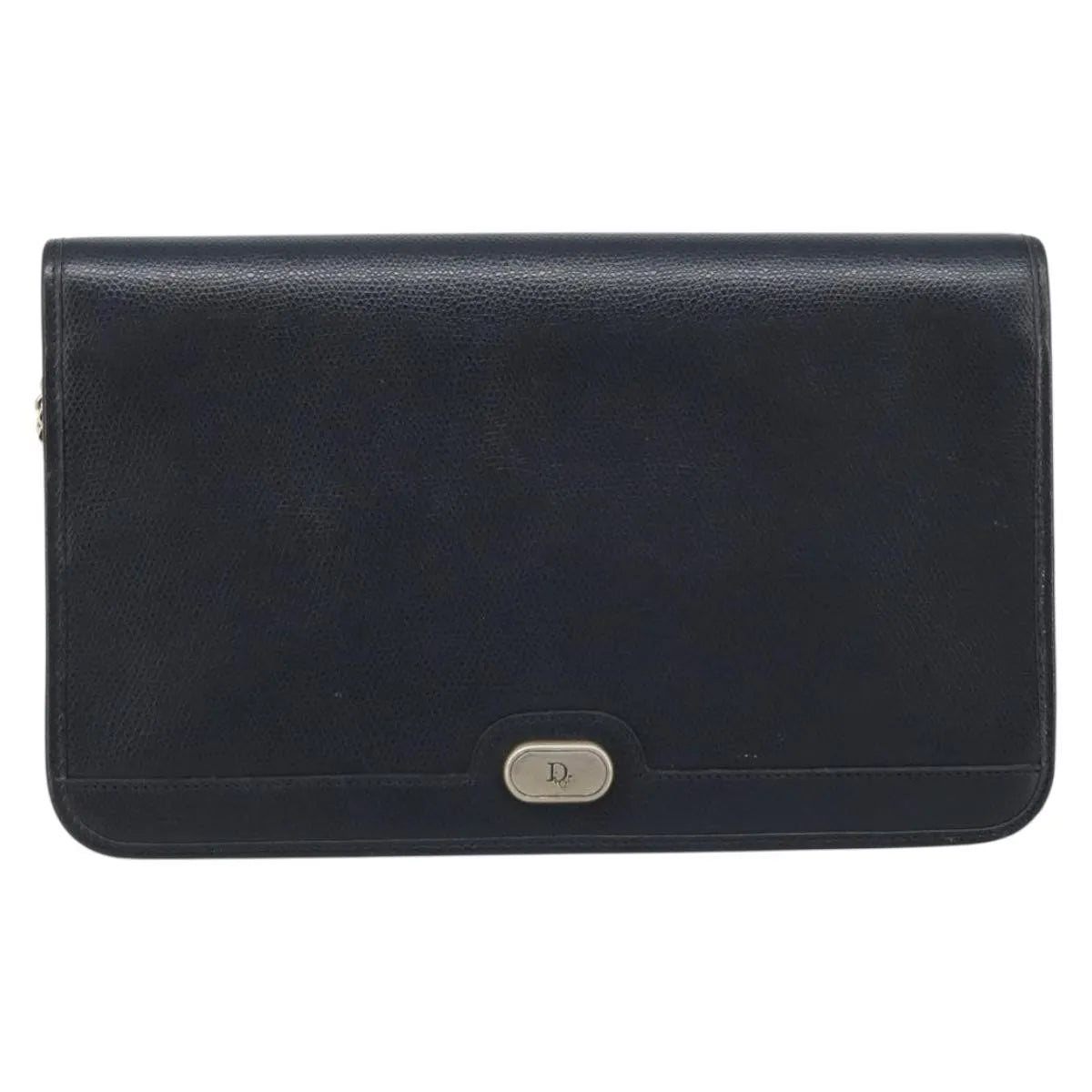 Christian Dior Vintage Honeycomb chain Canvas, Black, Canvas, Shoulder Bag