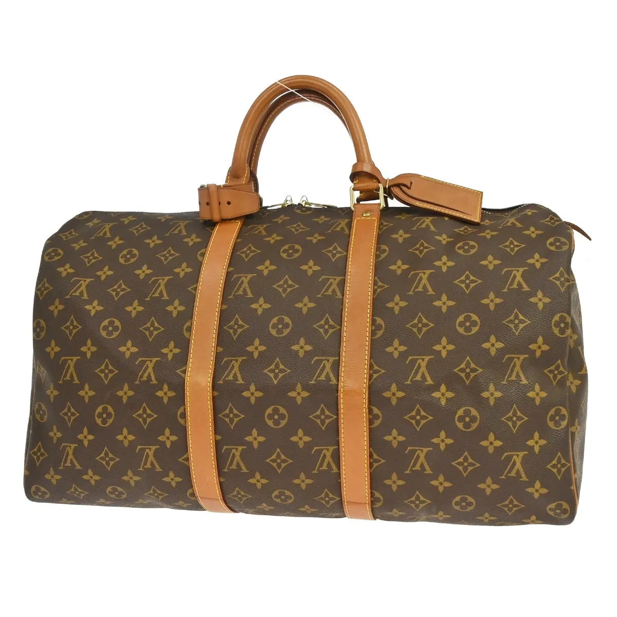 Louis Vuitton Keepall Monogram Canvas, Brown, Canvas, Travel Bag