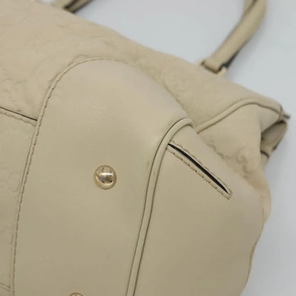 Gucci Mayfair Satchel Guccissima Leather, Beige, Leather, Tote Bag