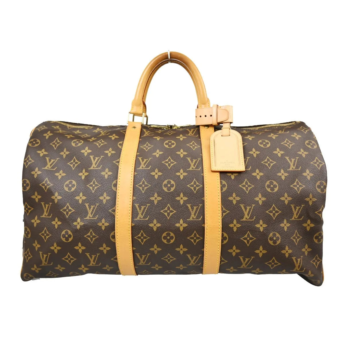 Louis Vuitton Keepall Monogram Canvas, Brown, Canvas, Travel Bag