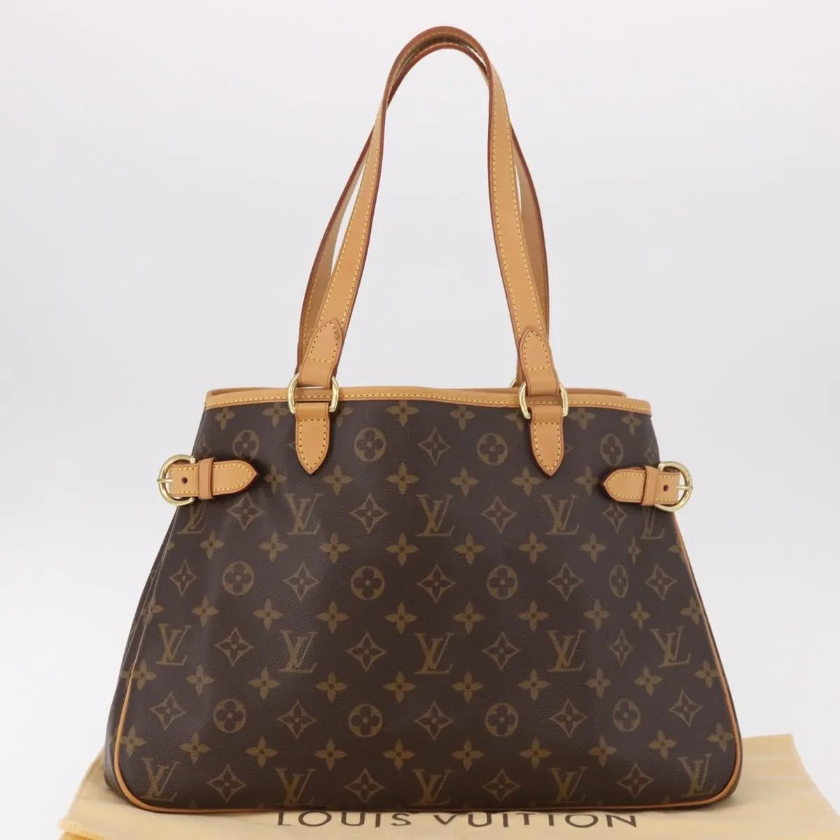 Louis Vuitton Batignolles Monogram Canvas, Brown, Canvas, Shoulder Bag