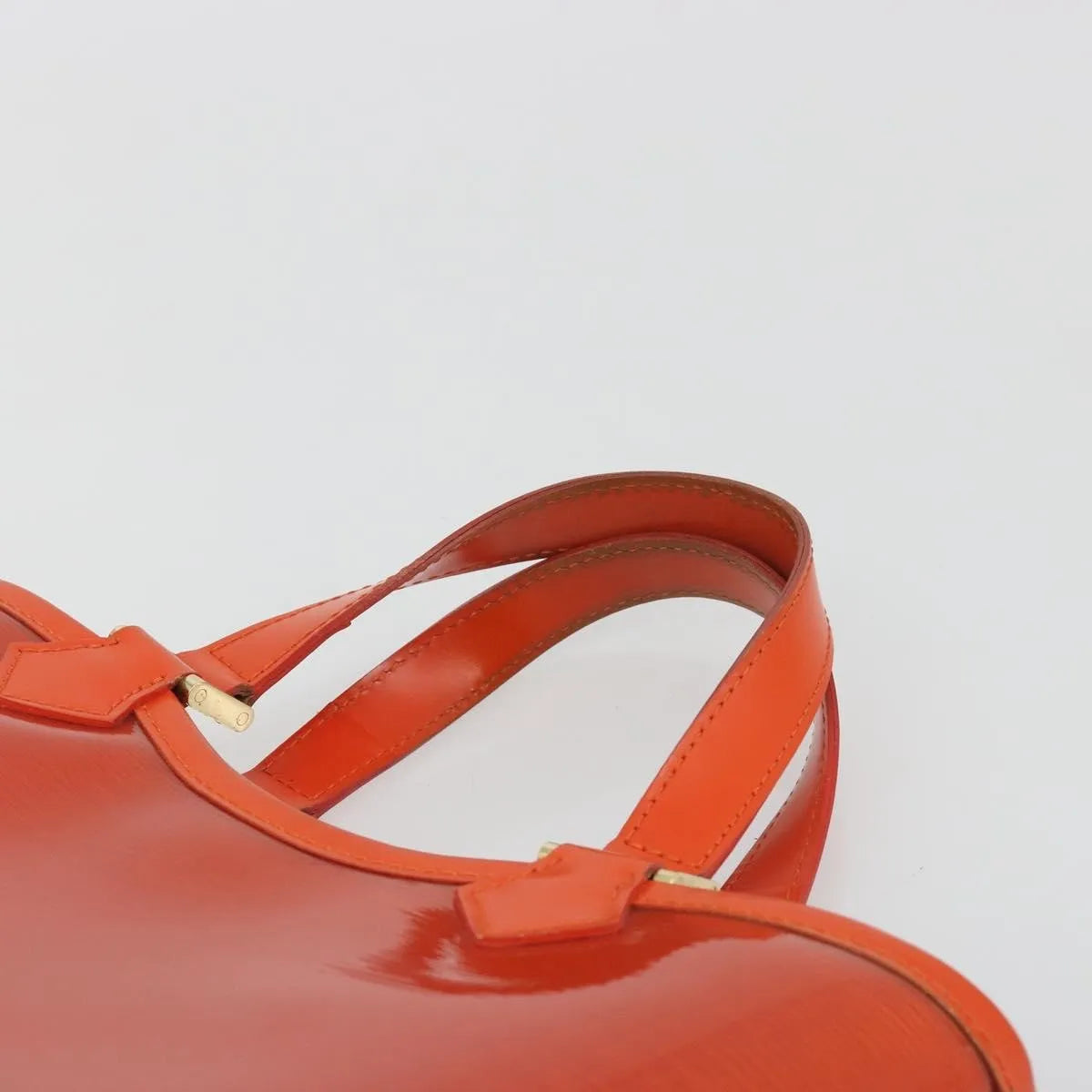 Louis Vuitton Plage Lagoon Bay Vinyl Epi Leather, Orange, Leather, Tote Bag