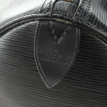 Louis Vuitton Keepall Epi Leather, Black, Leather, Travel Bag