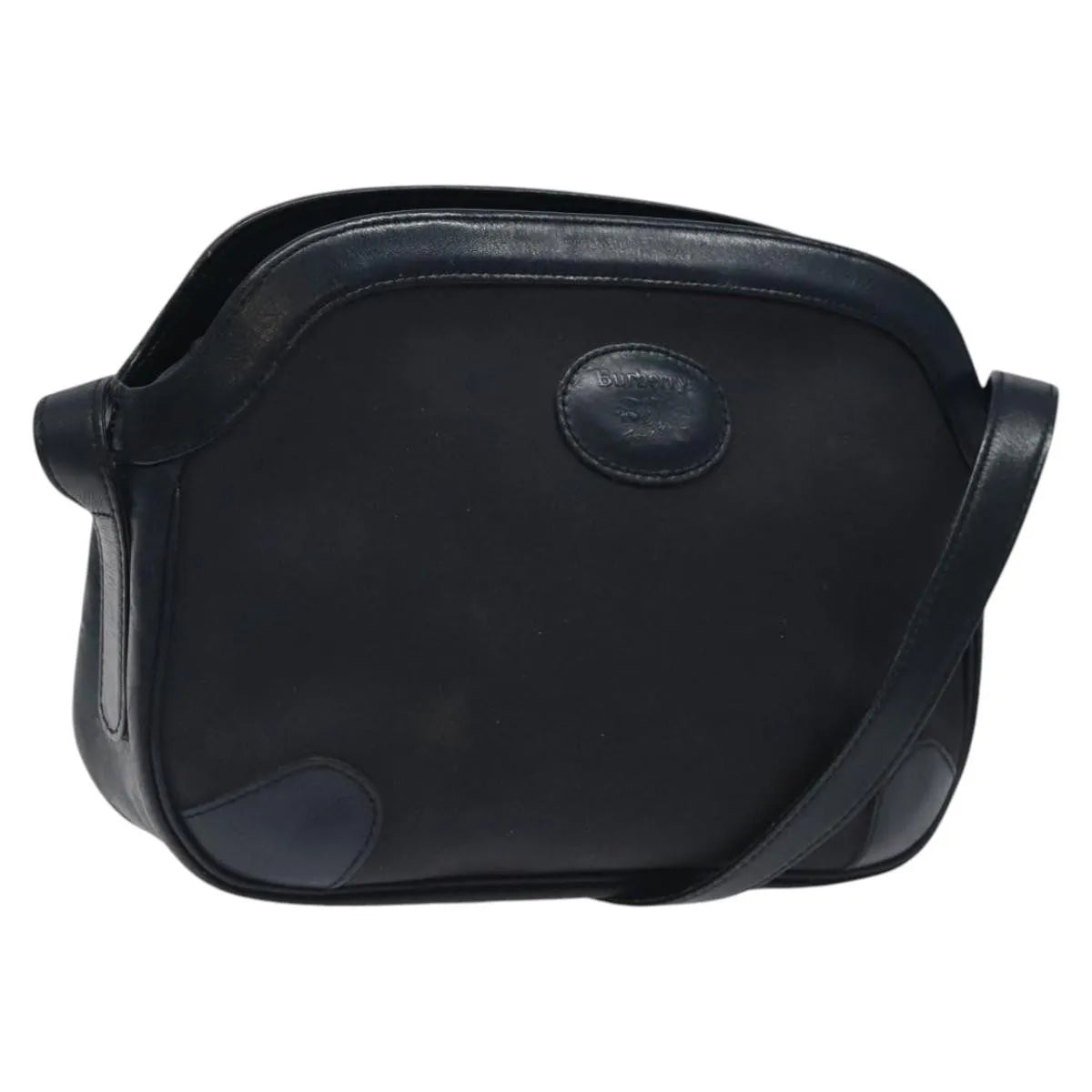 Burberry Vintage Canvas, Navy, Canvas, Shoulder Bag