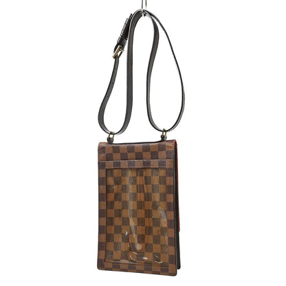 Louis Vuitton Portobello Messenger Damier, Brown, Canvas, Shoulder Bag
