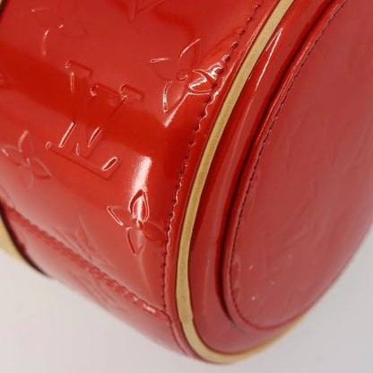 Louis Vuitton Bedford Monogram Vernis, Red, Patent Leather, Handbag