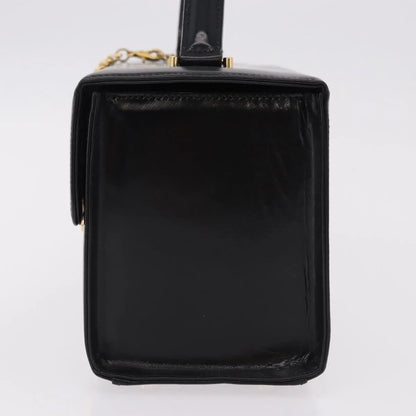 Versace Vintage Leather, Black, Leather, Handbag
