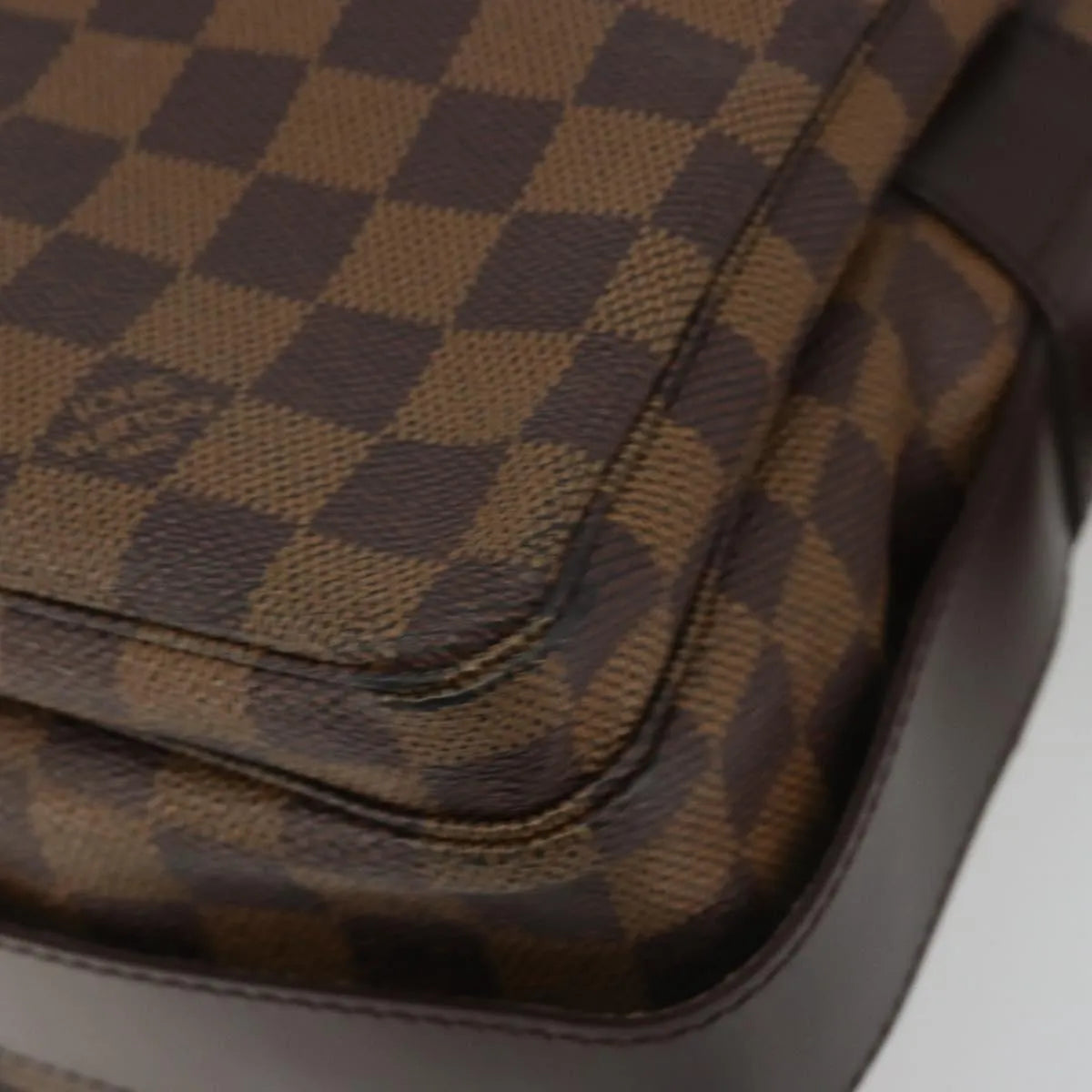 Louis Vuitton Naviglio Damier, Brown, Canvas, Shoulder Bag