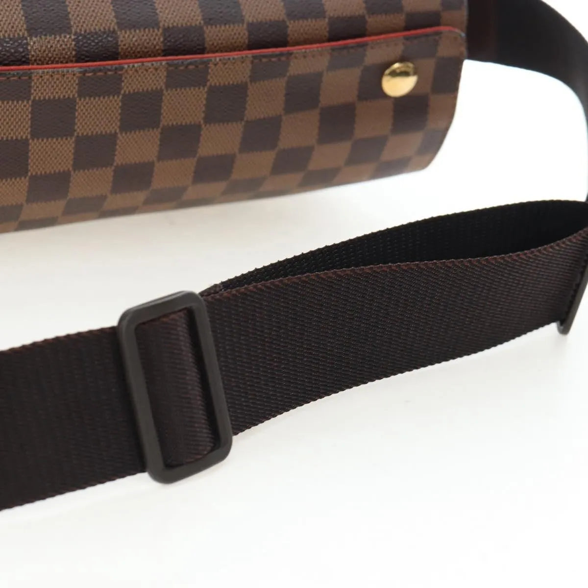 Louis Vuitton Naviglio Damier, Brown, Canvas, Shoulder Bag