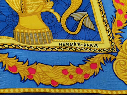 Hermes Carré 90 Silk multicolor, Multicolour, Silk, Scarf