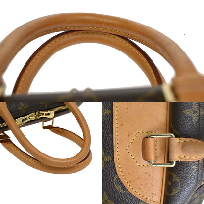 Louis Vuitton Deauville Monogram Canvas, Brown, Leather, Handbag
