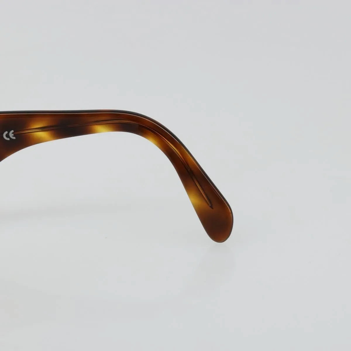 Chanel Coco mark barette Gold plated, Brown, Plastic, Sunglasses