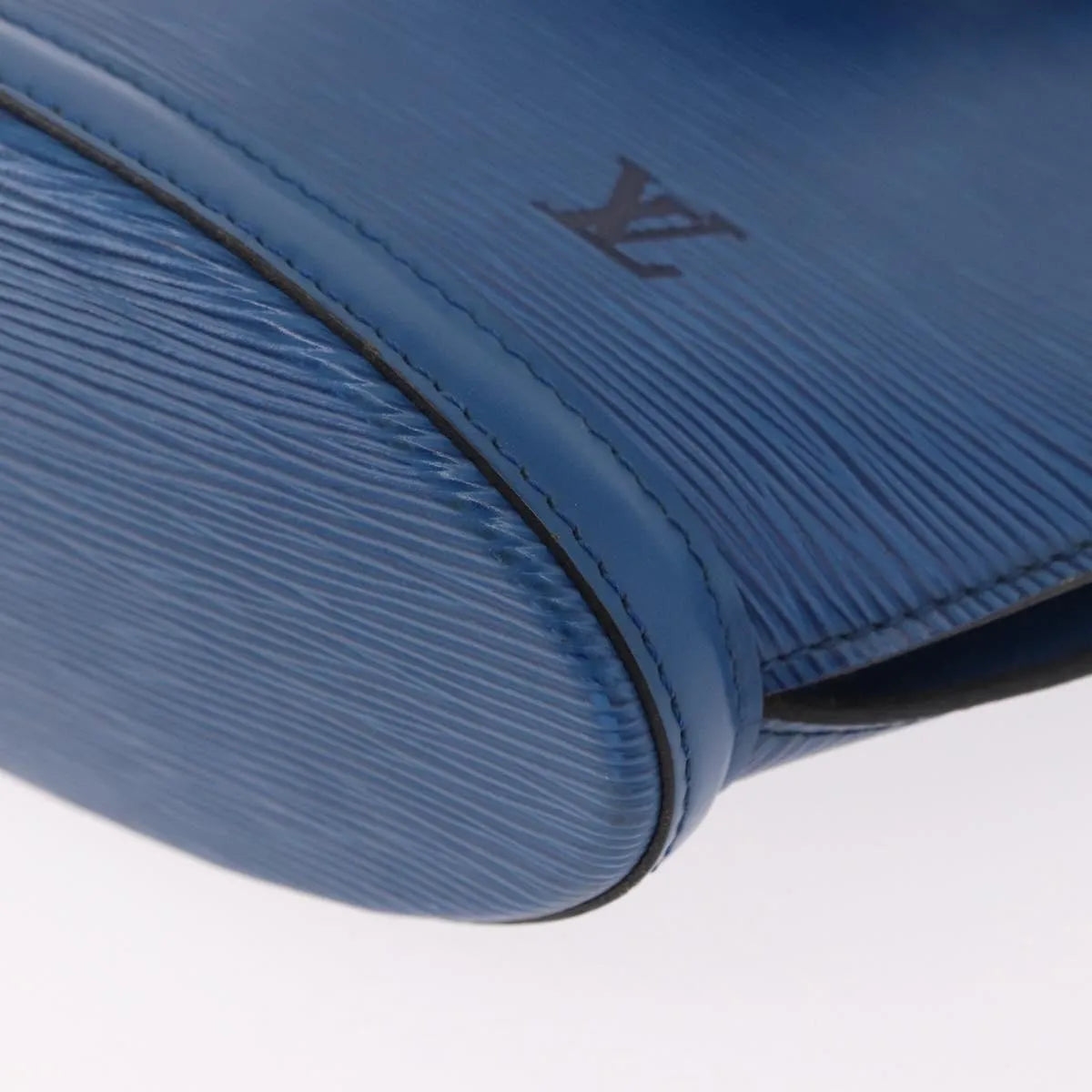 Louis Vuitton Saint Jacques Epi, Blue, Leather, Shoulder Bag