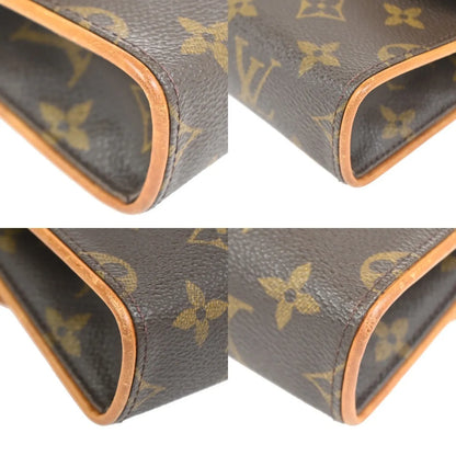 Louis Vuitton Florentine Waist Monogram Canvas, Brown, Canvas, Clutch