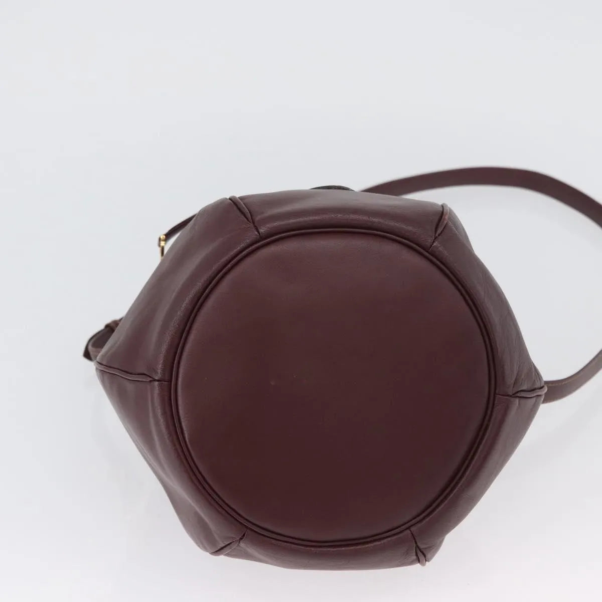 cartier Must de cartier Leather, Burgundy, Leather, Shoulder Bag