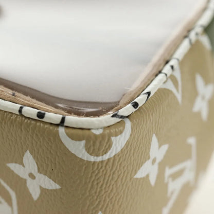 Louis Vuitton Beach Limited Edition Colored Monogram Giant, Green, Canvas, Clutch