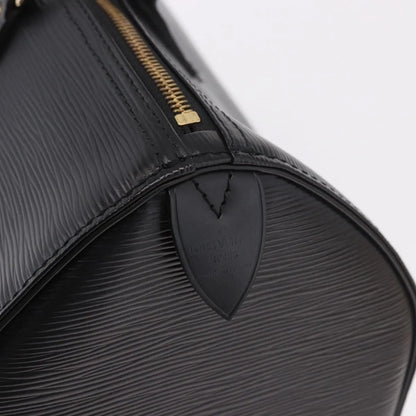 Louis Vuitton Speedy Epi Leather, Black, Leather, Handbag