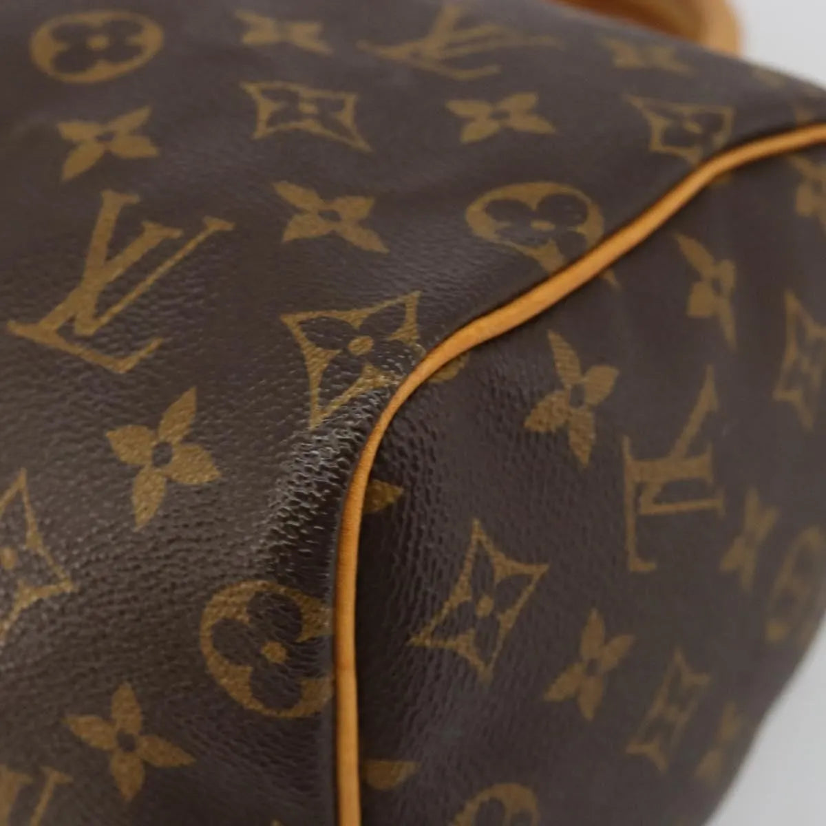 Louis Vuitton Speedy Monogram Canvas, Neutral, Canvas, Handbag