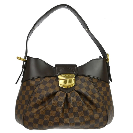 Louis Vuitton Sistina Damier, Brown, Canvas, Handbag