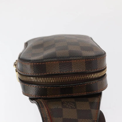 Louis Vuitton Geronimos Waist Damier, Brown, Canvas, Shoulder Bag