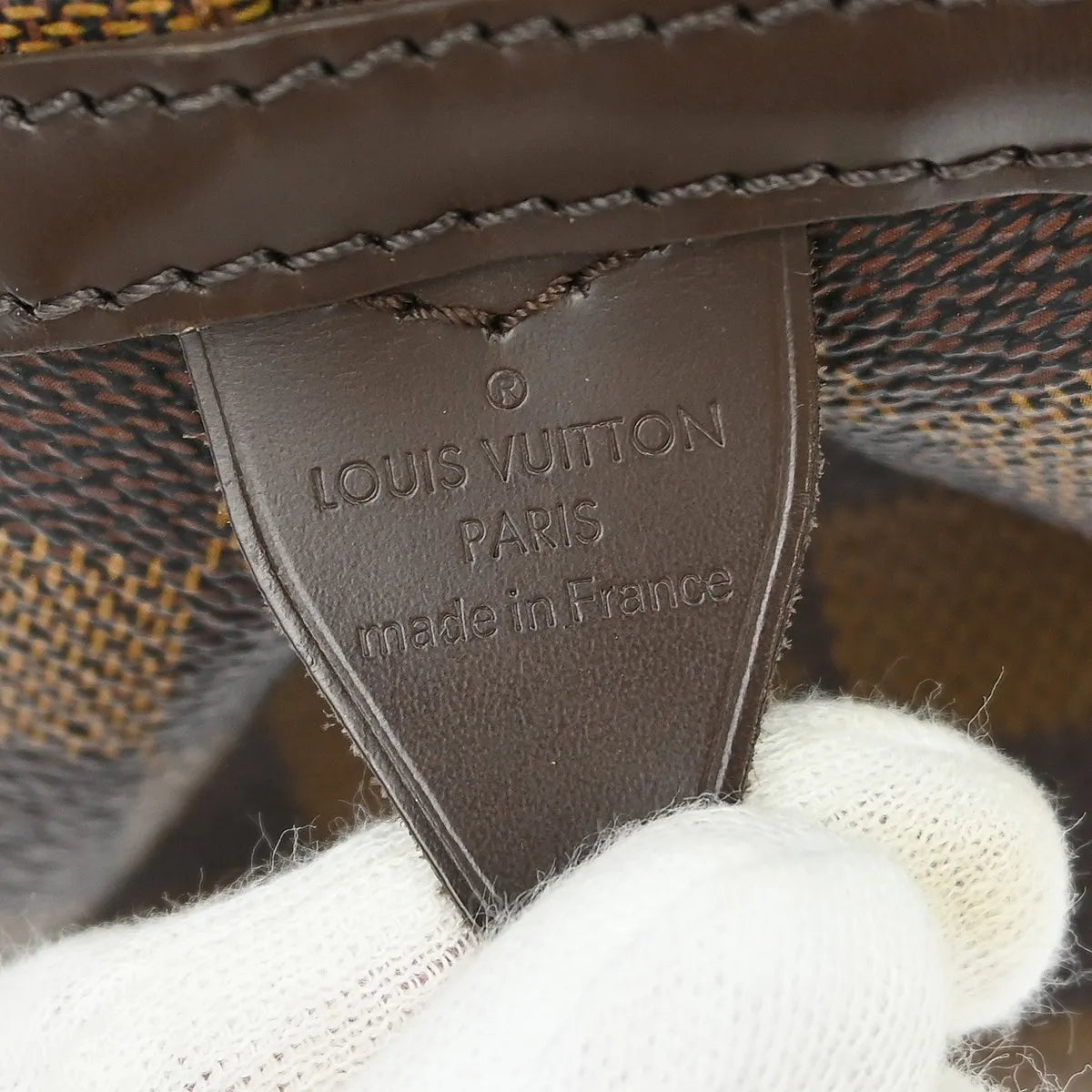 Louis Vuitton Rivington Satchel Damier, Brown, Canvas, Shoulder Bag