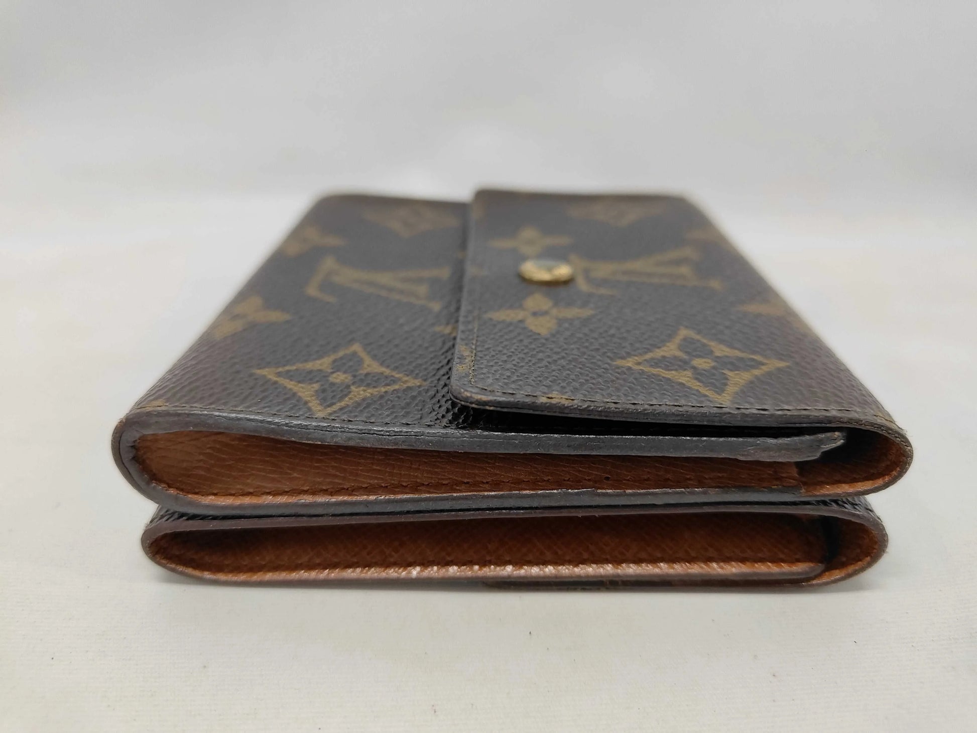 Louis Vuitton Porte Tresor Etui Papiers Monogram Canvas, Brown, Canvas, Wallet