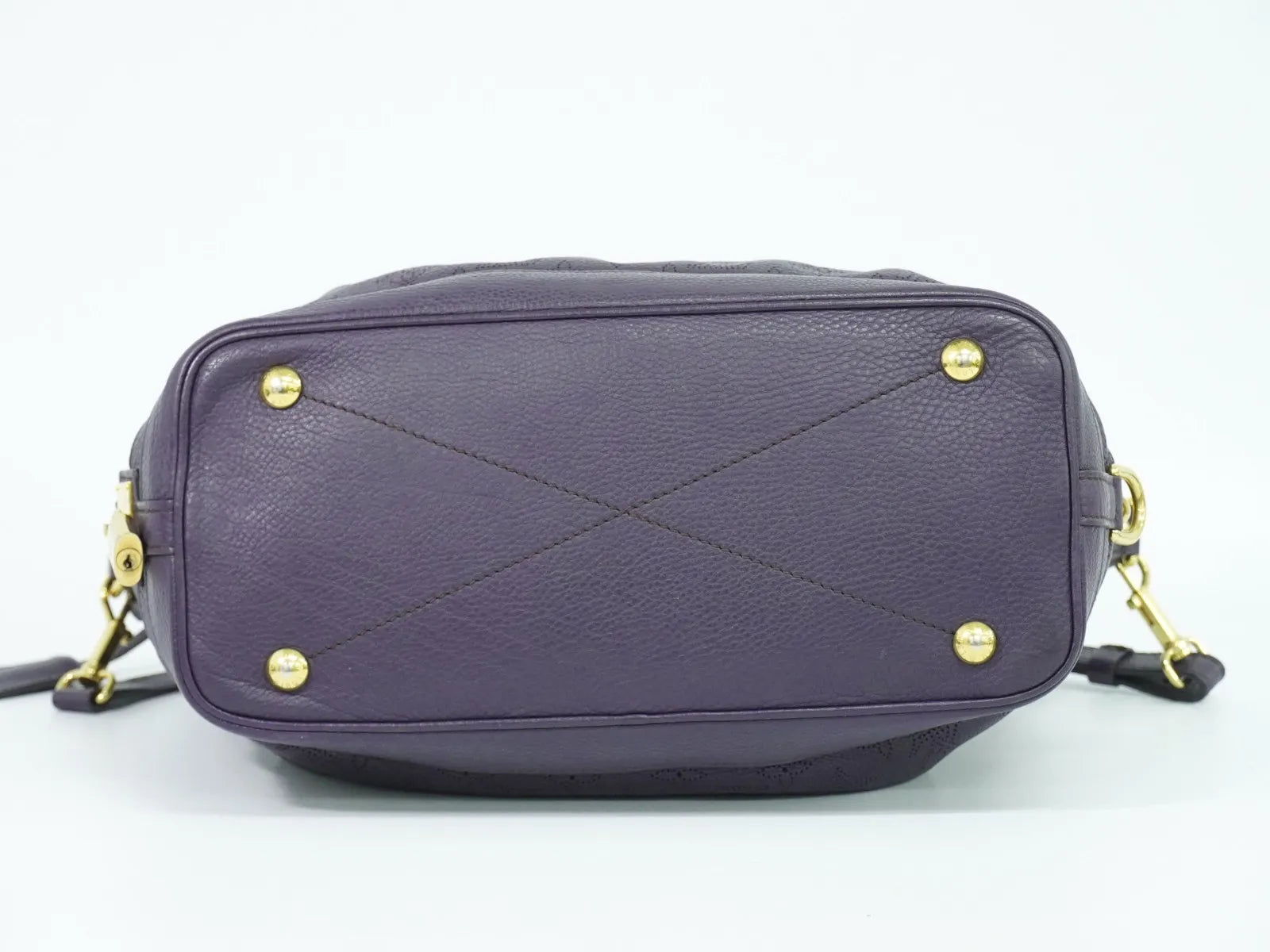 Louis Vuitton Stellar Mahina Leather, Purple, Leather, Handbag