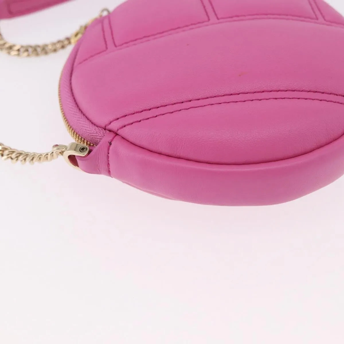 Bvlgari Shoulder Leather, Pink, Leather, Shoulder Bag