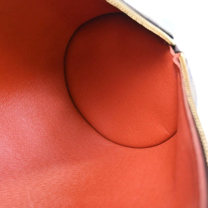 Louis Vuitton Papillon Damier, Brown, Canvas, Handbag