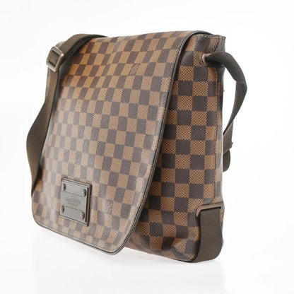 Louis Vuitton Brooklyn Damier, Brown, Canvas, Shoulder Bag