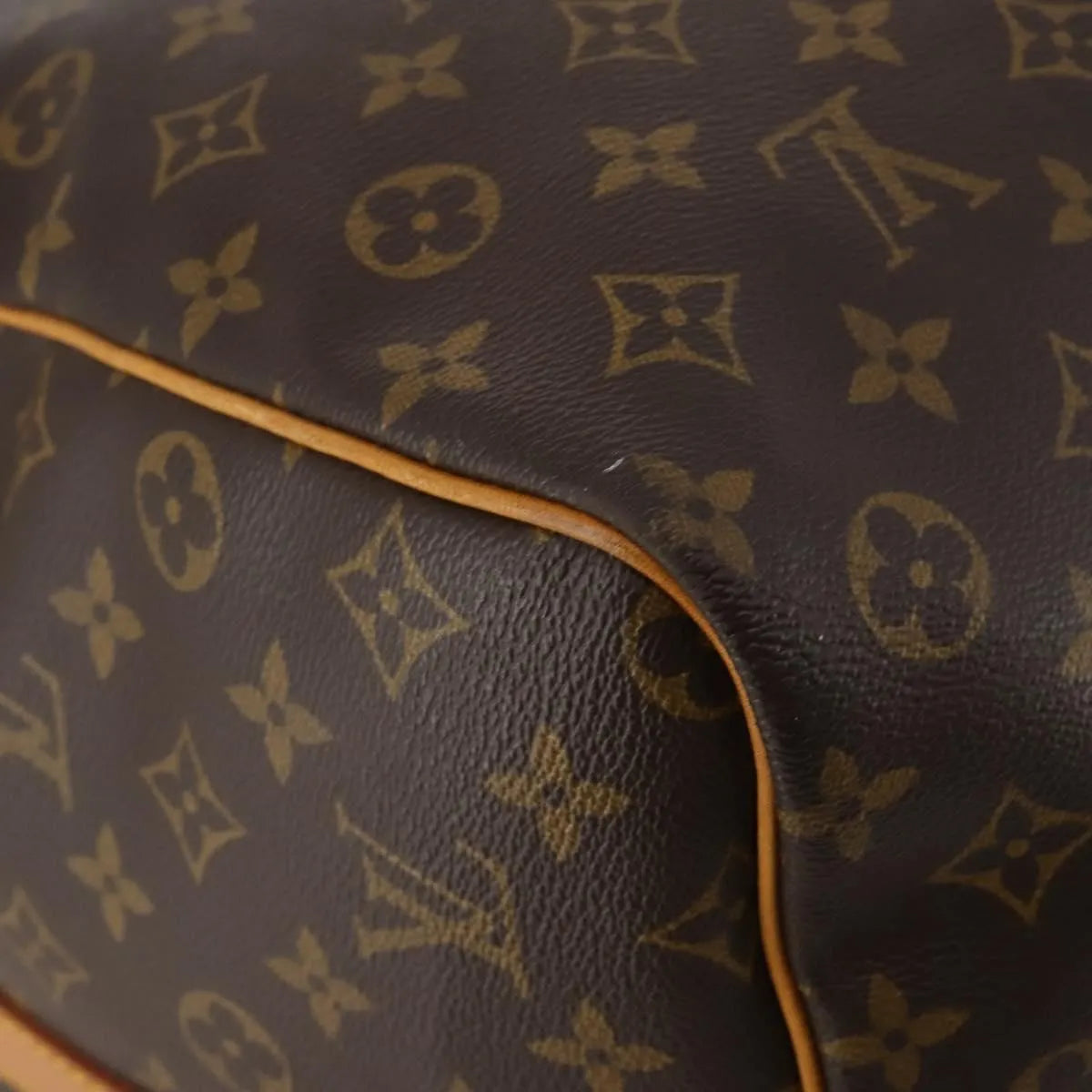 Louis Vuitton Keepall Bandoulière Monogram, Brown, Canvas, Travel Bag