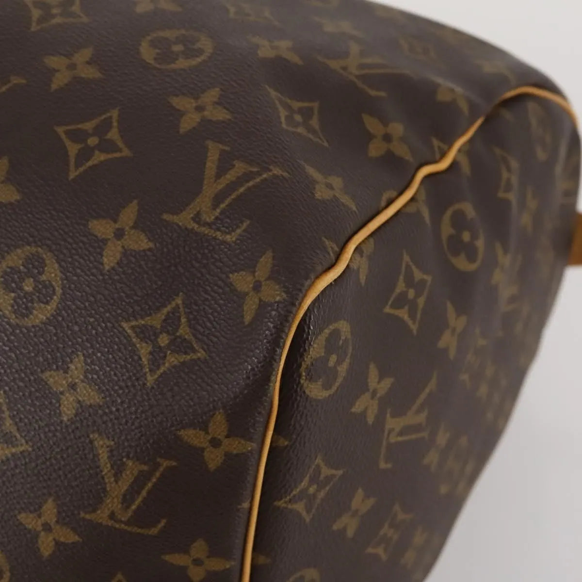 Louis Vuitton Keepall Monogram Canvas, Brown, Canvas, Travel Bag