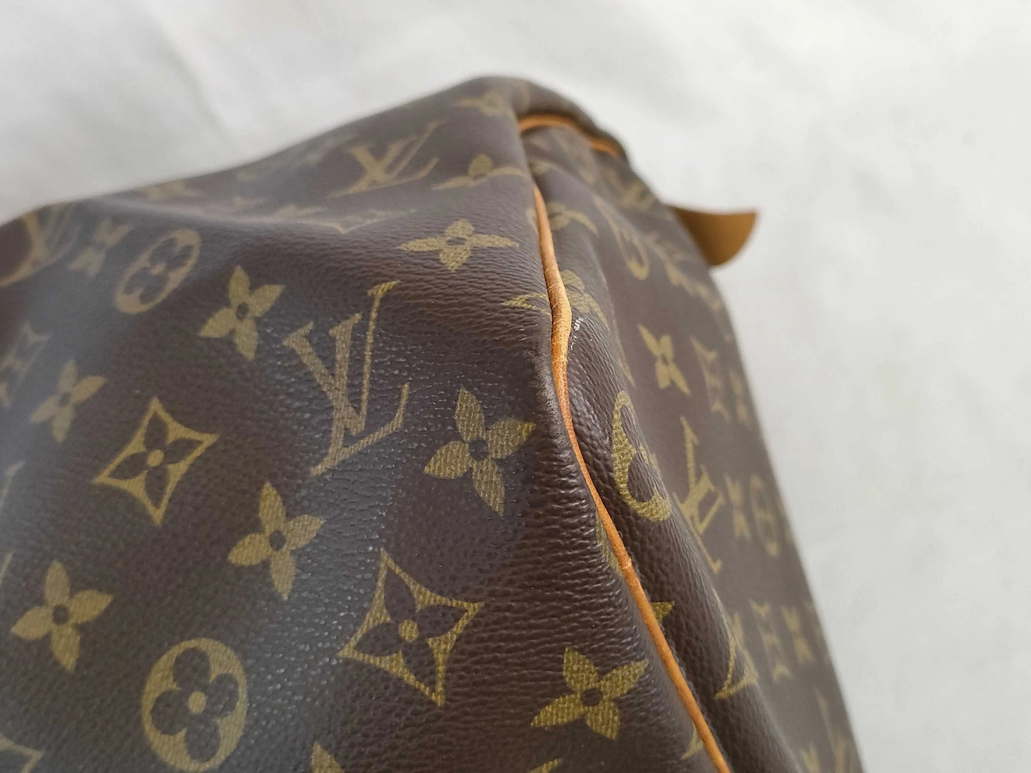Louis Vuitton Keepall Monogram Canvas, Brown, Canvas, Travel Bag
