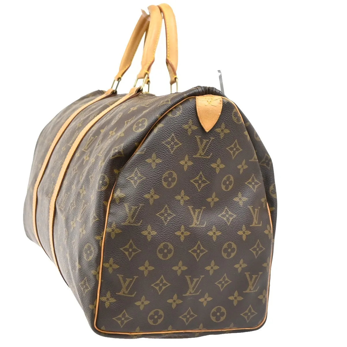 Louis Vuitton Keepall Monogram Canvas, Brown, Canvas, Travel Bag