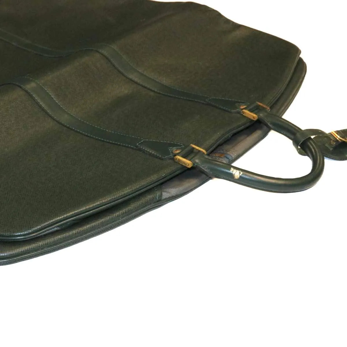 Louis Vuitton Vintage Garment Cover Monogram Canvas, Green, Leather, Travel Bag