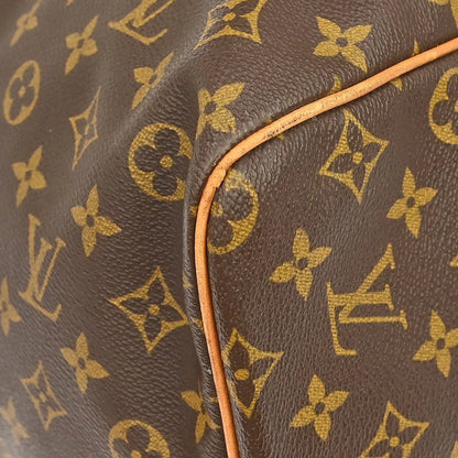 Louis Vuitton Keepall Monogram Canvas, Brown, Canvas, Travel Bag