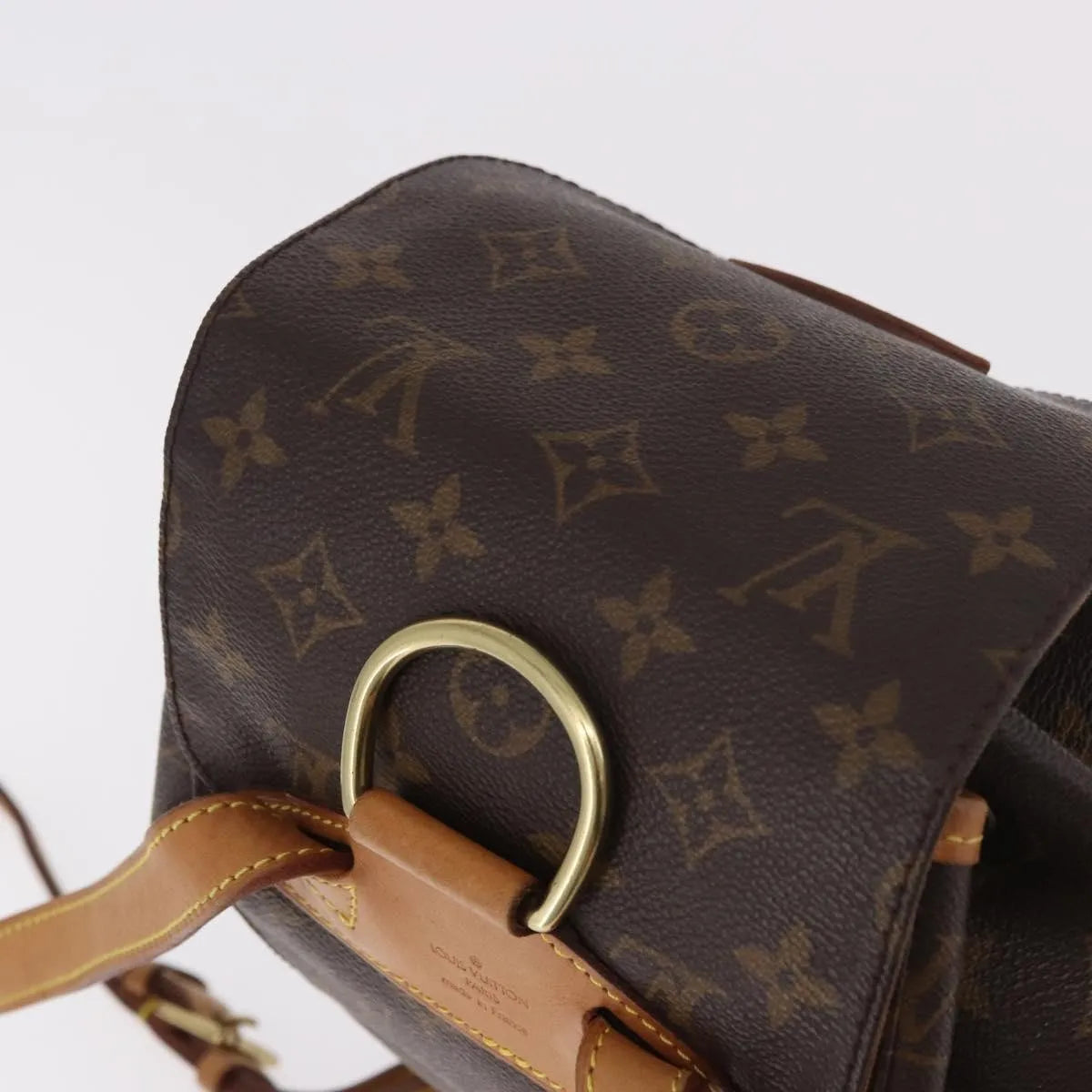 Louis Vuitton Vintage Montsouris Monogram Canvas, Brown, Canvas, Backpack