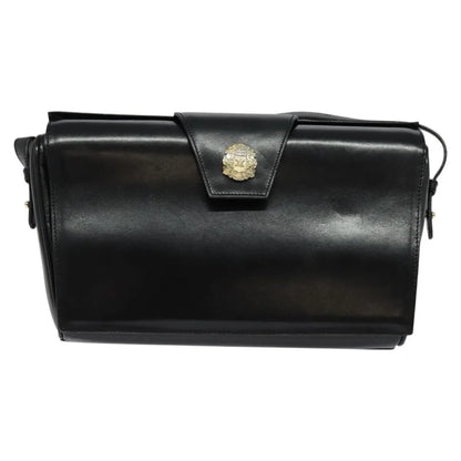 Celine Vintage Leather, Black, Leather, Shoulder Bag