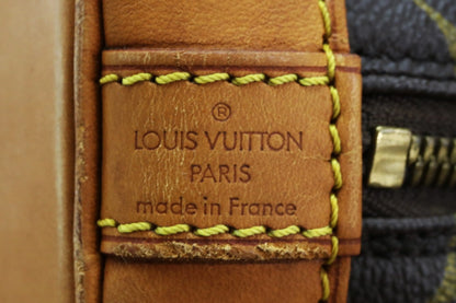 Louis Vuitton Vintage Alma Monogram Canvas, Brown, Canvas, Handbag