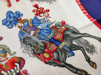 Hermes Carré 90 Silk multicolor, Multicolour, Silk, Scarf